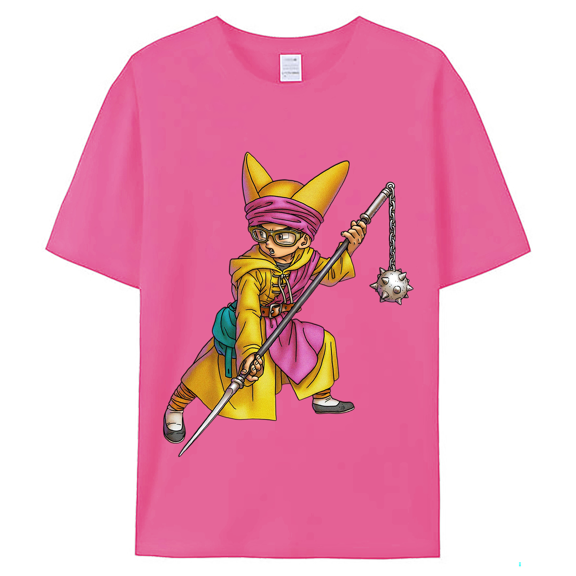 （画像用） ドラゴンクエスト Doragon Kuesuto Dragon Quest レディースカジュアルプリントTシャツ（綿100％）